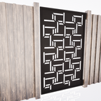 Pedestrian Gate  - Random Lines