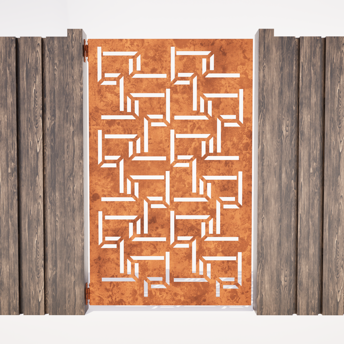 Pedestrian Gate  - Random Lines