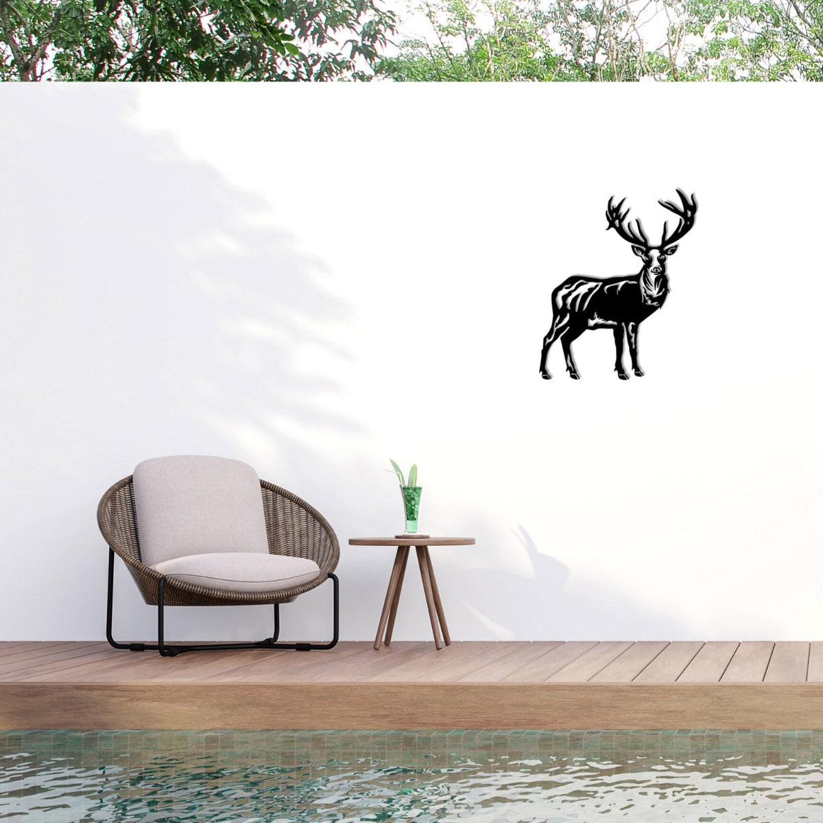 Red Stag  - Large Outdoor Wall Art