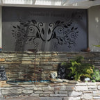 Koru Cascade - Laser Cut Decorative Balustrade Panel ( 1735 x 1100 mm)