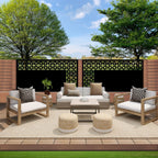 Combination Fence Panel  - Square in Square