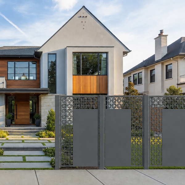 Combination Fence Panel  - Square in Square