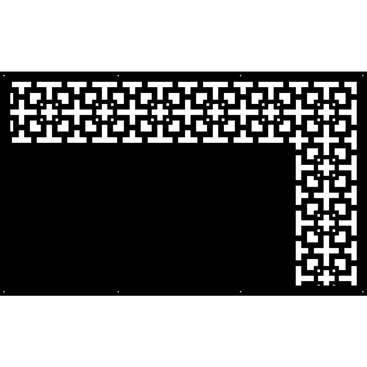 Decorative Balustrade Panel  - Square in Square