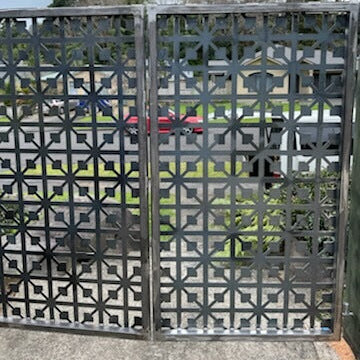 Privacy Screen & Fence Panel - Arrows