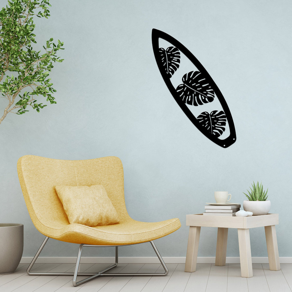 Outdoor Decorative Shield - Monstera