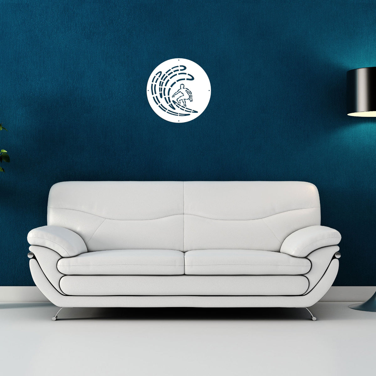 Surfing-Pearl-White Wall Art
