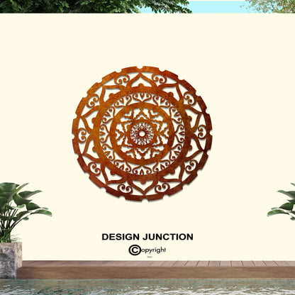 Surya Mandala  - Laser Cut Metal Wall Feature