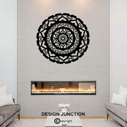Surya Mandala  - Laser Cut Corten Steel Wall Art