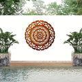 Surya Mandala  - Laser Cut Metal Wall Feature