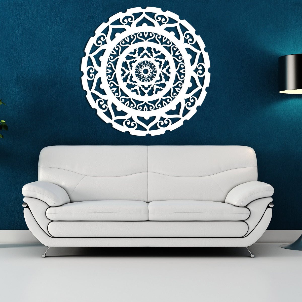 Surya Mandala  - Laser Cut Corten Steel Wall Art