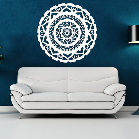 Surya Mandala  - Laser Cut Corten Steel Wall Art
