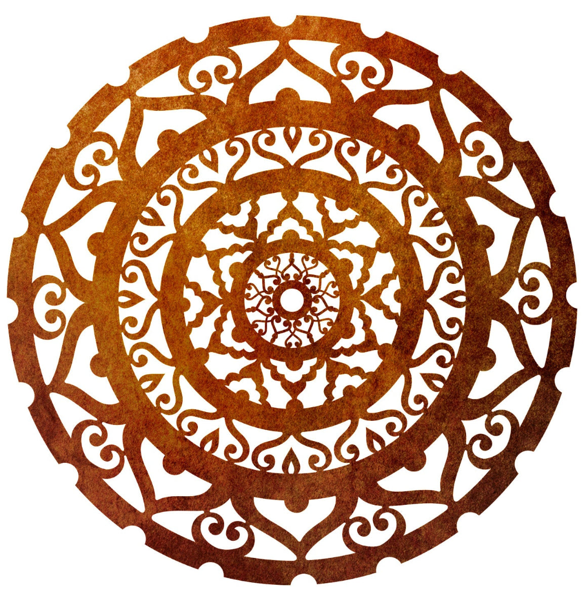 Surya Mandala  - Laser Cut Metal Wall Feature