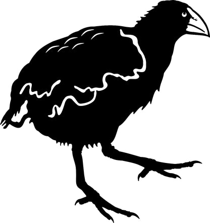 Corten Steel Metal Bird - Takahe