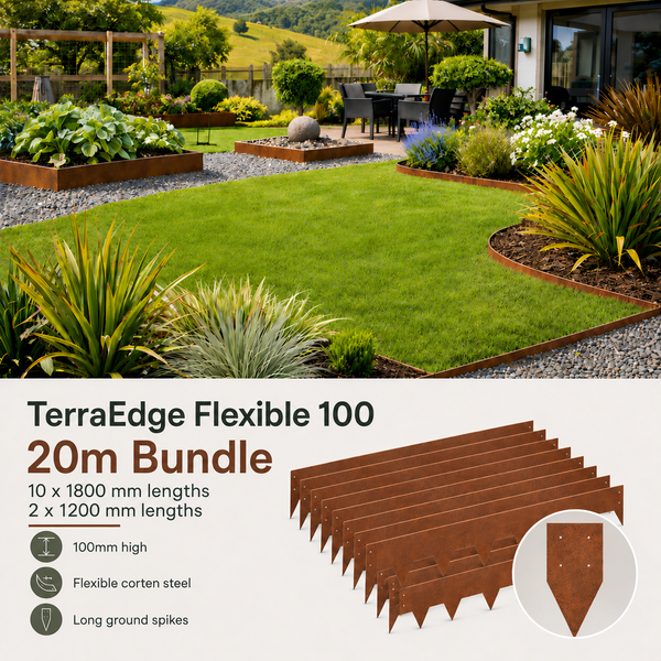 TerraEdge Flexible - Urban Pack - 100mm high - 20 metres