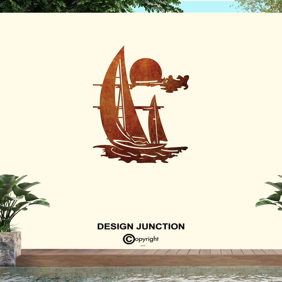 The Boat- Laser Wall Art