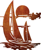 The Boat- Metal Art