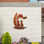 "The Boat" - Corten Steel Wall Art