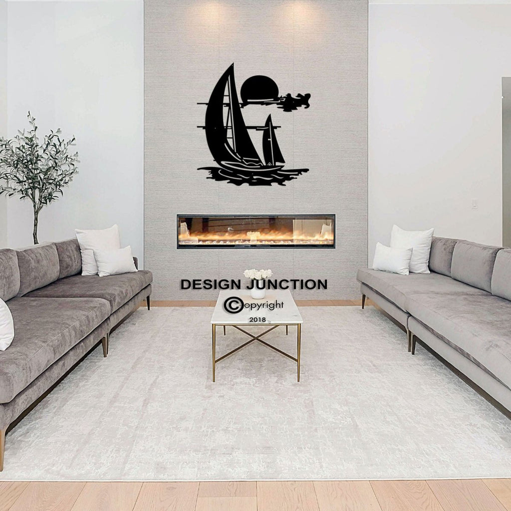 The Boat- Laser Cut Metal Art & Wall Decoration