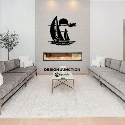 The Boat- Laser Wall Art