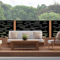 Laser Cut Balustrade Panel - The Horizontal Lines
