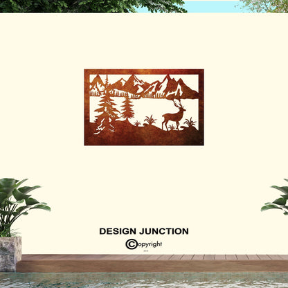 Laser Cut Wall Art - The Mountains 2