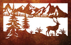 Laser Cut Wall Art - The Mountains