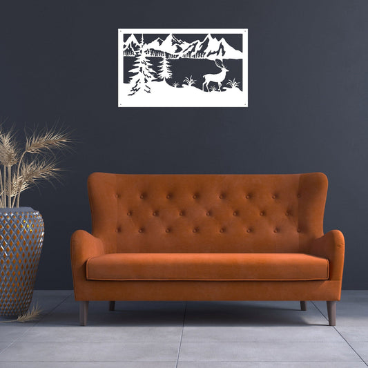 Laser Cut Wall Art - The Mountains