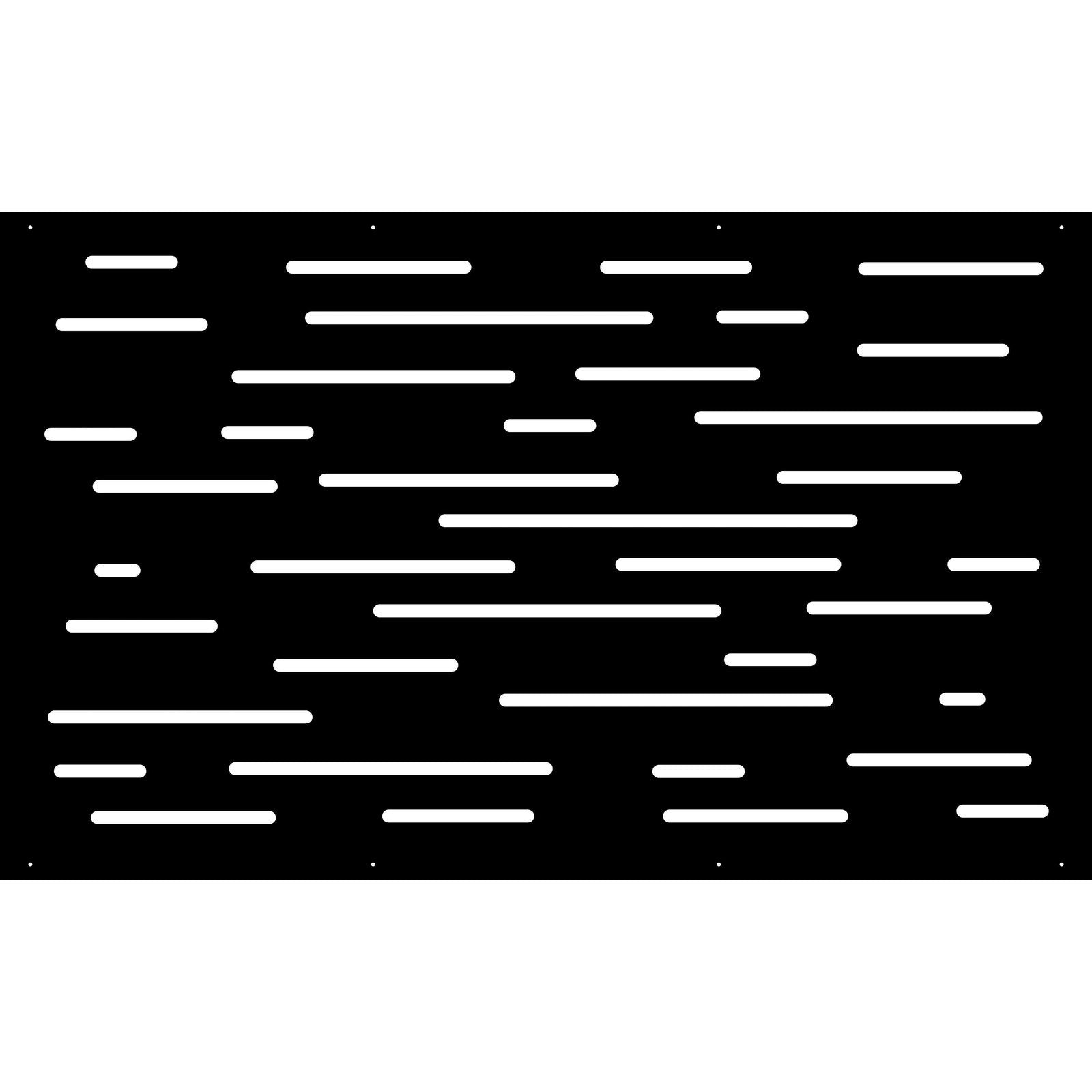 Laser Cut Fence Panel - The Horizontal Lines Balustrade