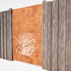 Grass - Garden Gates | Corten or Aluminium NZ Made