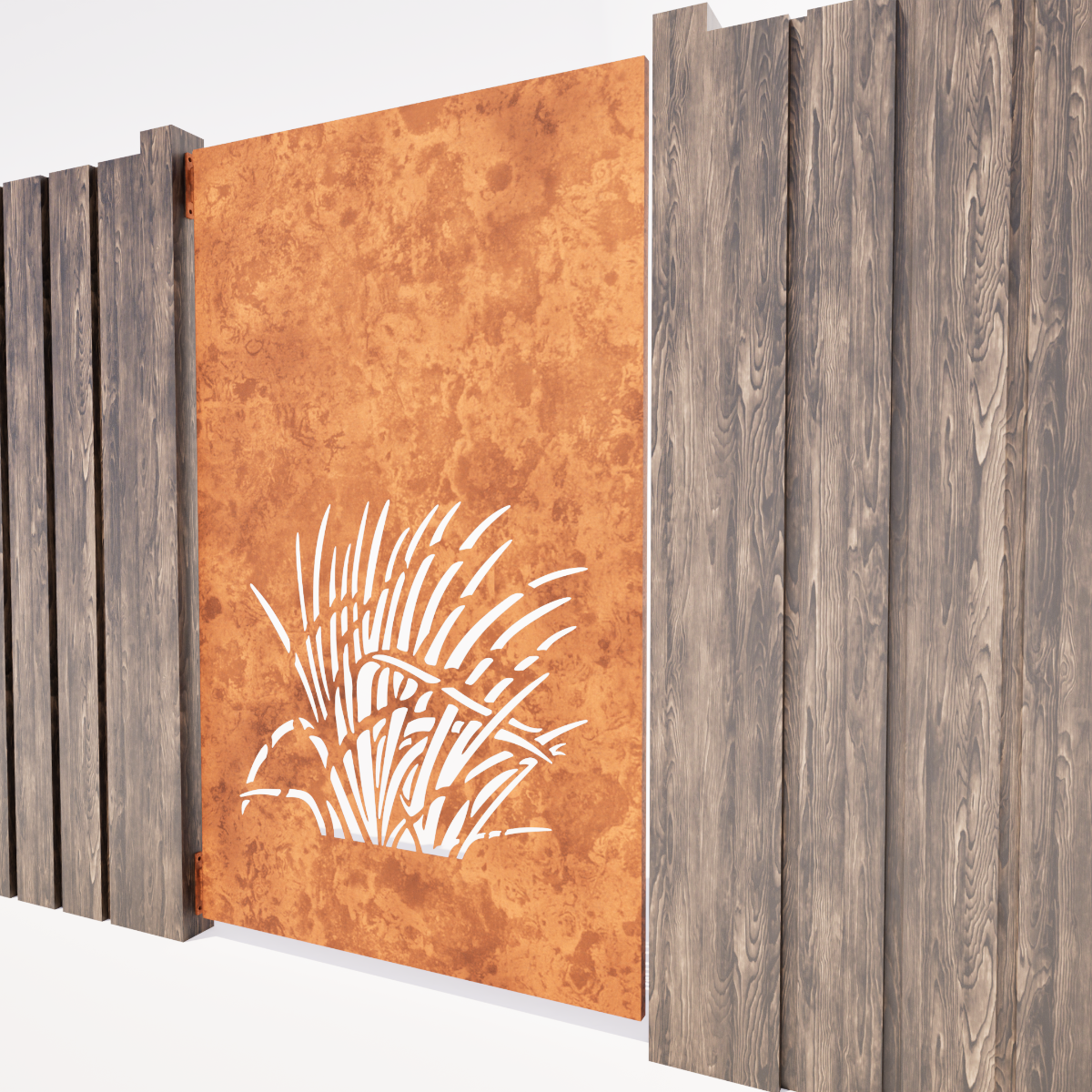 Grass - Garden Gates | Corten or Aluminium NZ Made