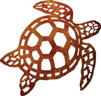 The Sea Turtle Corten wall Art