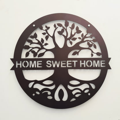 Powder Coated Family Tree Monogram -  ** Clearance **