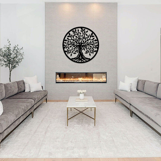 Tree Of Life  - Laser Cut Corten Steel Wall Feature