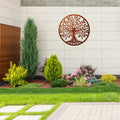 Tree Of Life  - Laser Cut Corten Steel Wall Feature