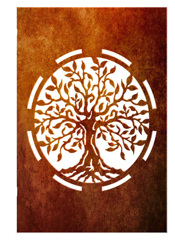 Garden Padestrian Door - Tree Of Life