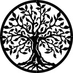 Tree Of Life  - Laser Cut Corten Steel Wall Feature