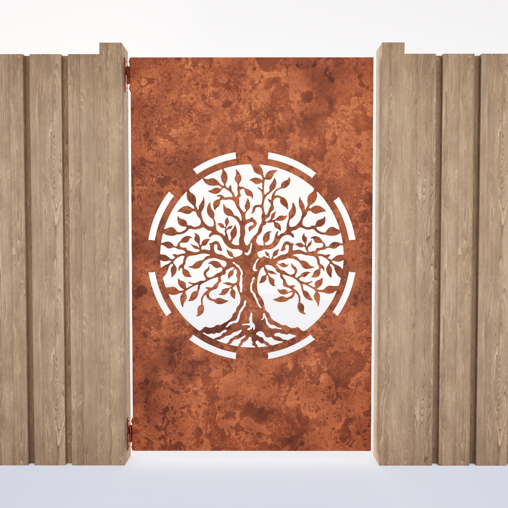 Garden Padestrian Door - Tree Of Life