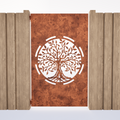 Garden Padestrian Door - Tree Of Life