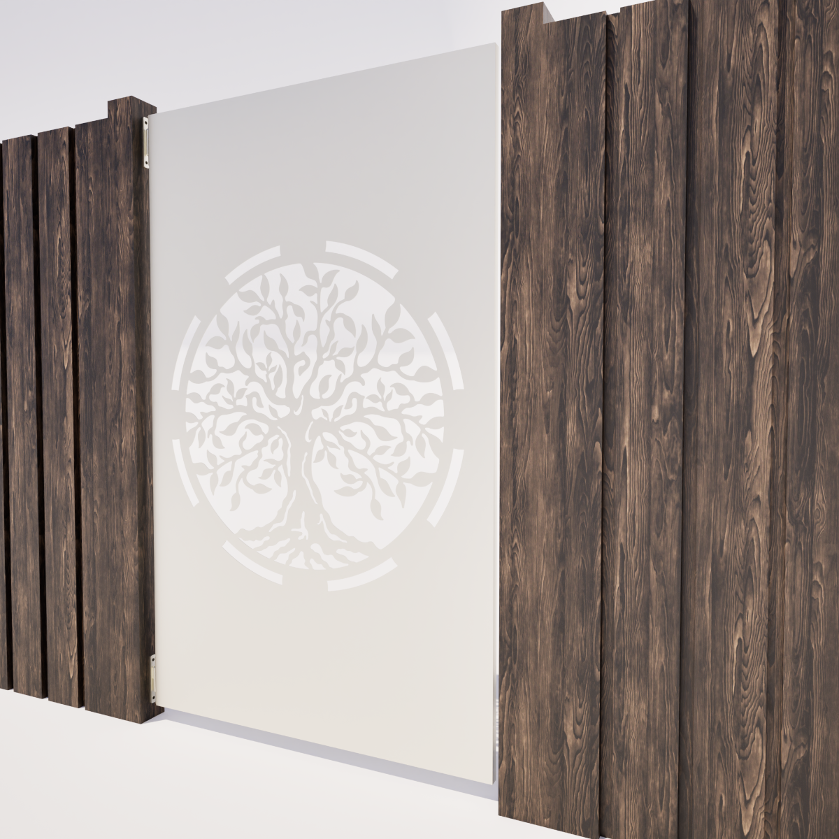 Garden Padestrian Door - Tree Of Life