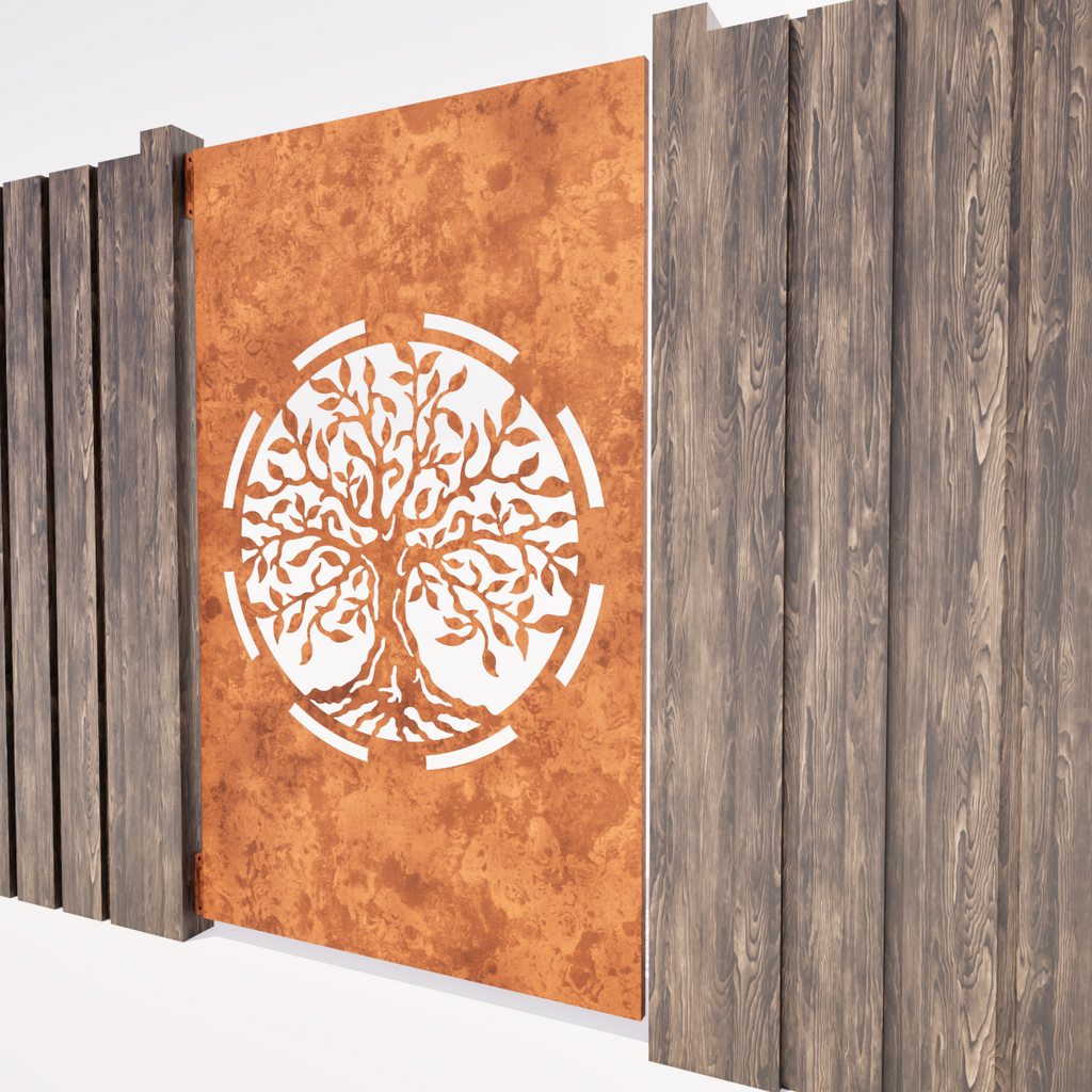 Garden Padestrian Door - Tree Of Life