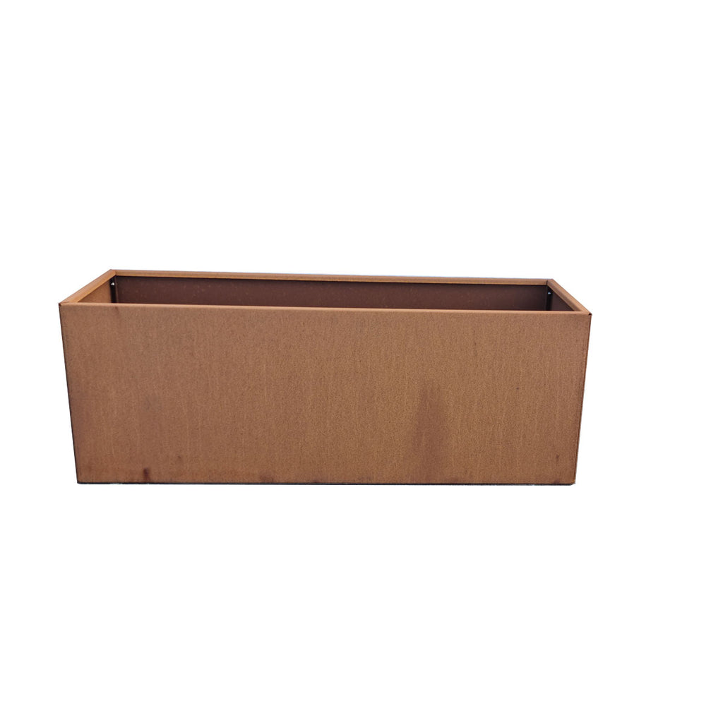 Urban Trough 1200 – Long Corten Steel Planter