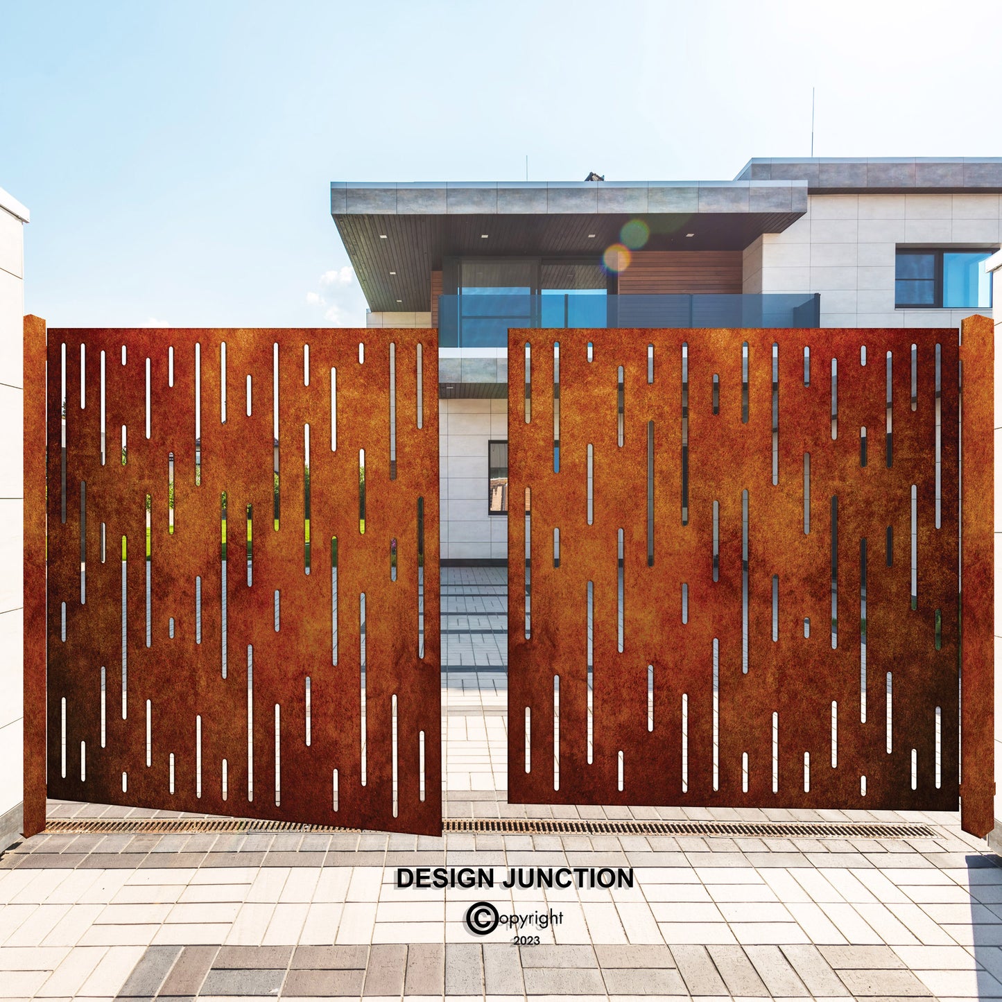 The Vertical Lines Gate – Design Junction NZ