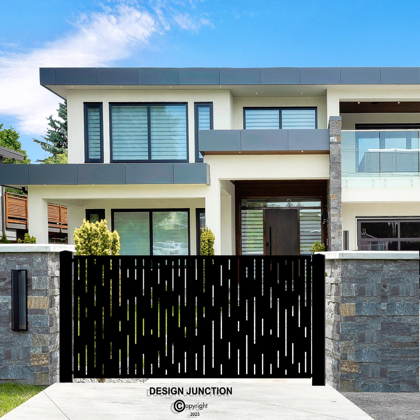 The Vertical Lines Gate – Design Junction NZ