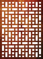 Fence Panels & Decorative Security Screen - Vertical Tetris
