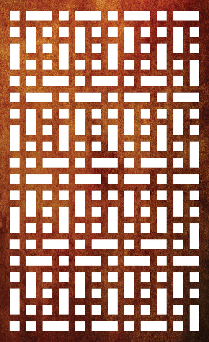 Fence Panels & Decorative Security Screen - Vertical Tetris