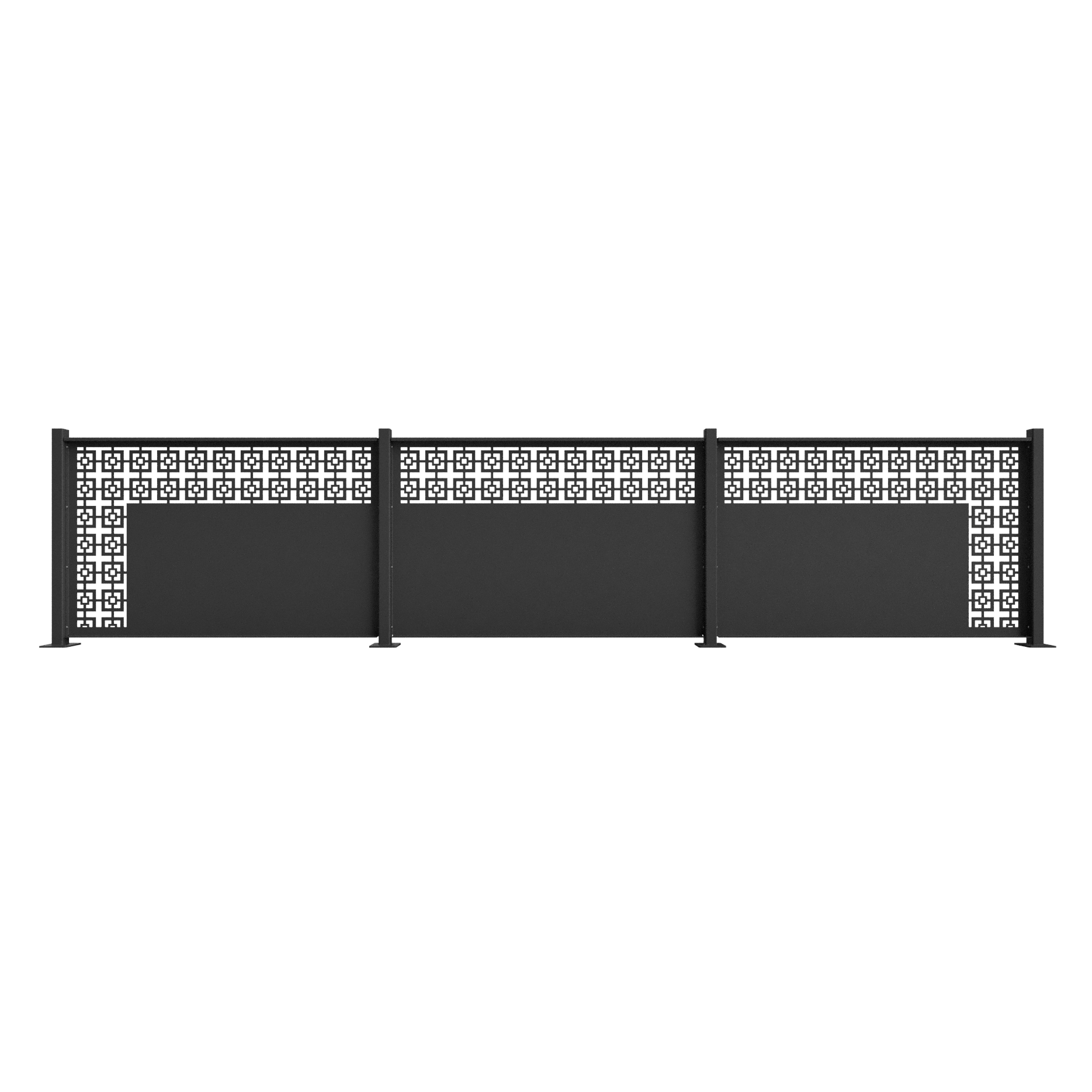 Vertical Square Trim Set Balustrade Design