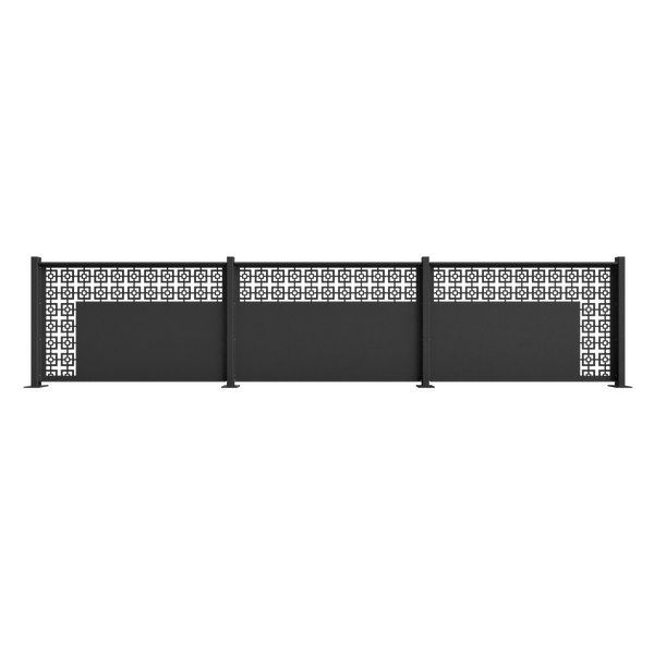 Vertical Square Trim Set Balustrade Design