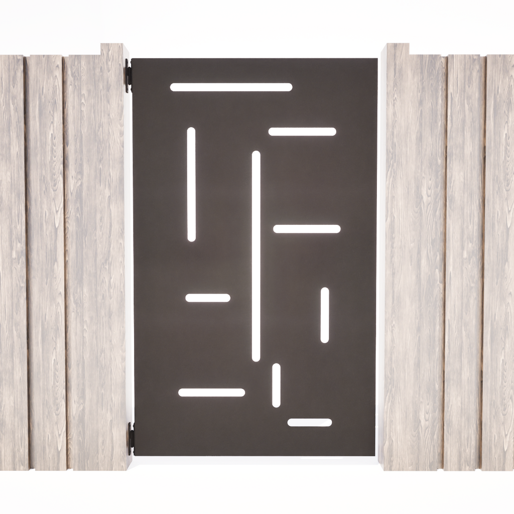 Garden Privacy Gates  - Vertical & Horizontal I Corten Steel or Powder Coated