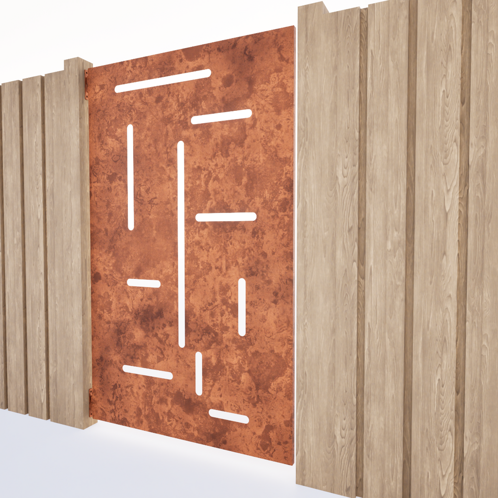 Garden Privacy Gates  - Vertical & Horizontal I Corten Steel or Powder Coated
