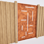 Garden Privacy Gates  - Vertical & Horizontal I Corten Steel or Powder Coated